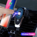 FAST 10W Wireless Car Charger Air Vent Mount Phone Holder