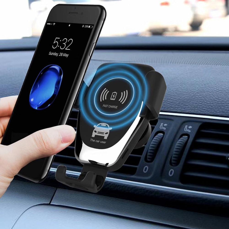 FAST 10W Wireless Car Charger Air Vent Mount Phone Holder