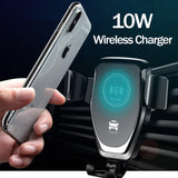 FAST 10W Wireless Car Charger Air Vent Mount Phone Holder
